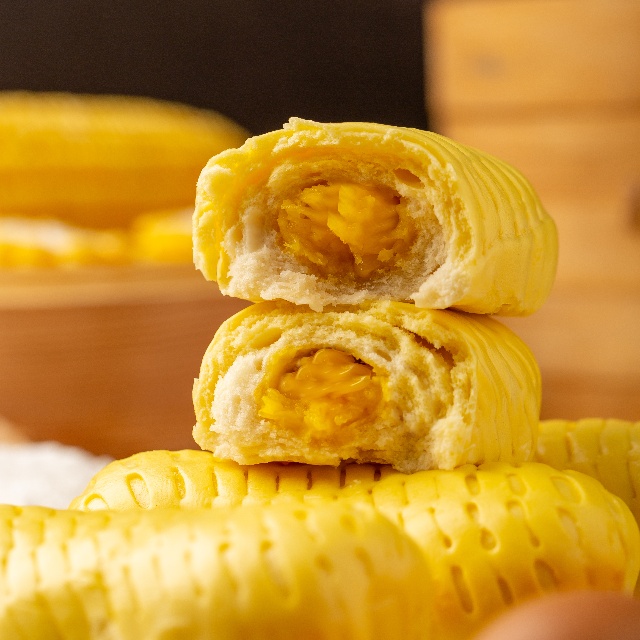 Golden Paste Corn Bun